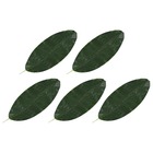 5 pcs feuilles artificielles de bananier vert 80 cm