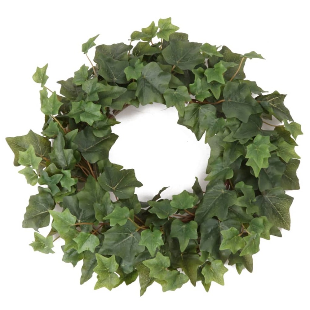 Couronne De Porte Artificielle Eucalyptus Avec Baies - 50,8 Cm, Vert Et Blanc, Décor Intérieur/extérieur Sans Entretien