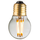 Ampoule lampe g45 e27 led filaments droits 4w classique verre clair