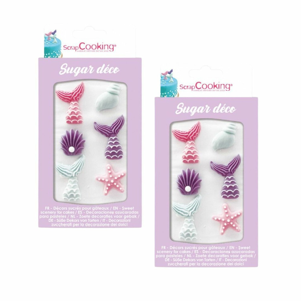 12 décors sucrés sirène