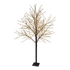 Candy tree - arbre lumineux noir led blanc chaud h2,40m