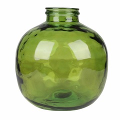 Vase louise verre recyclé vert 15l d32 h35