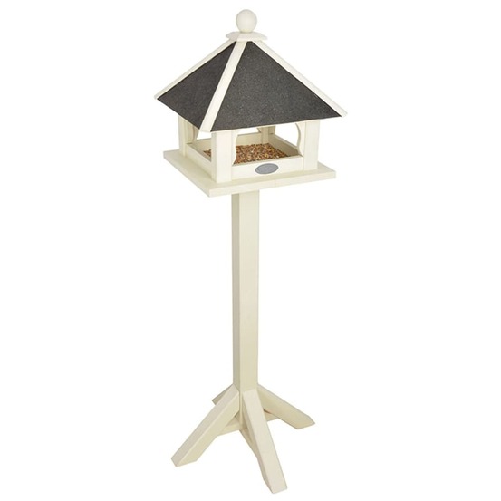 Mangeoire pour oiseaux blanche cf55w