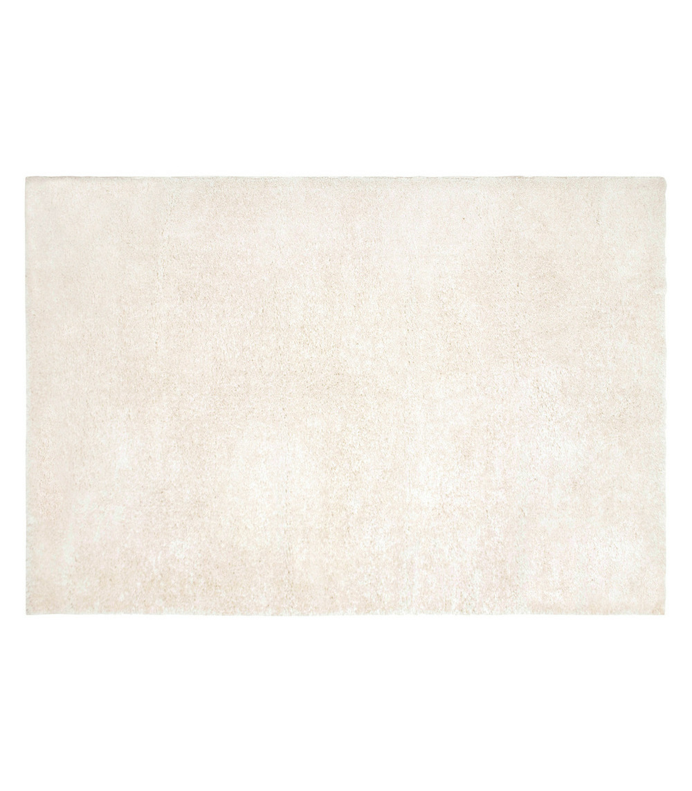 Tapis décoratif blanc esprit berbère 60 x 110 cm