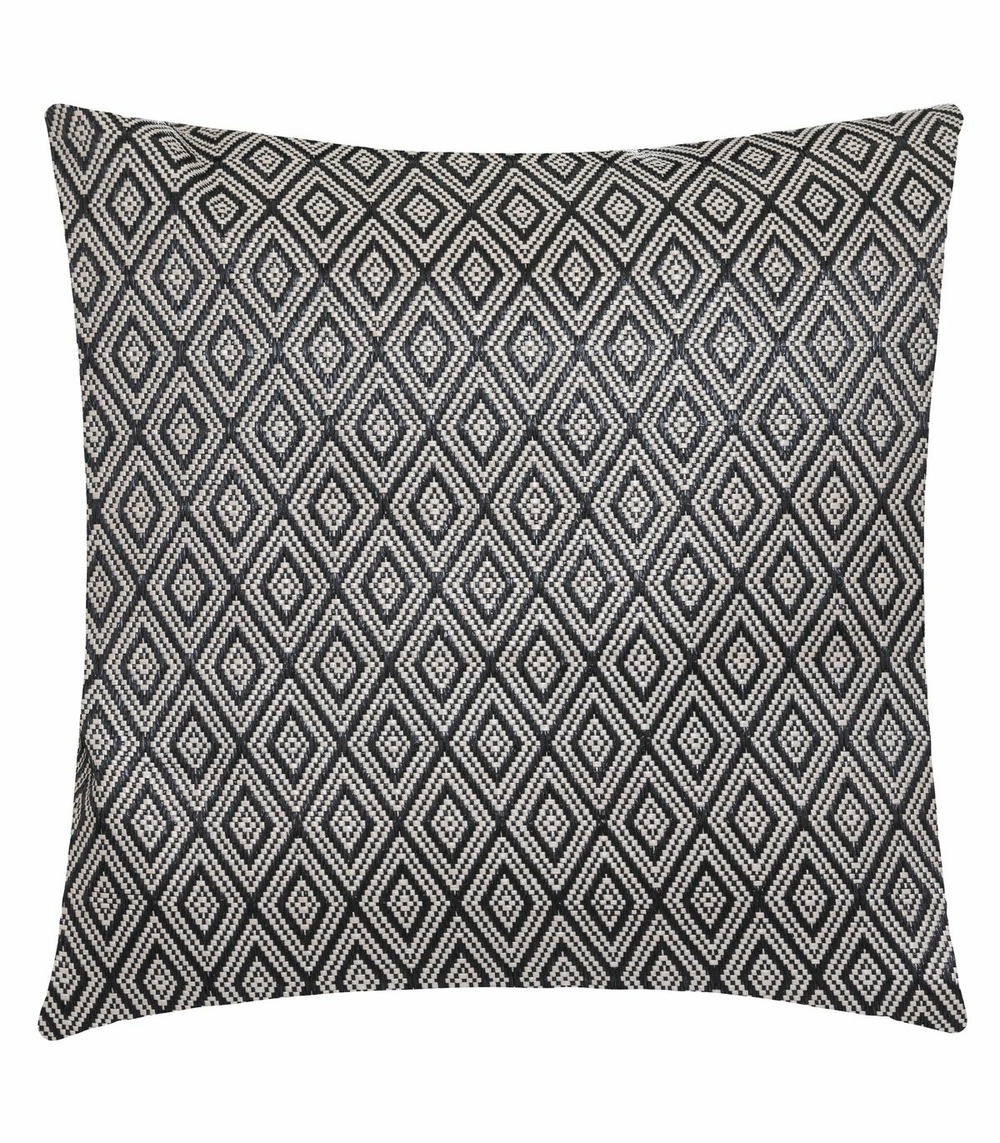 Coussin décoratif homaa effet paille 40 x 40 cm
