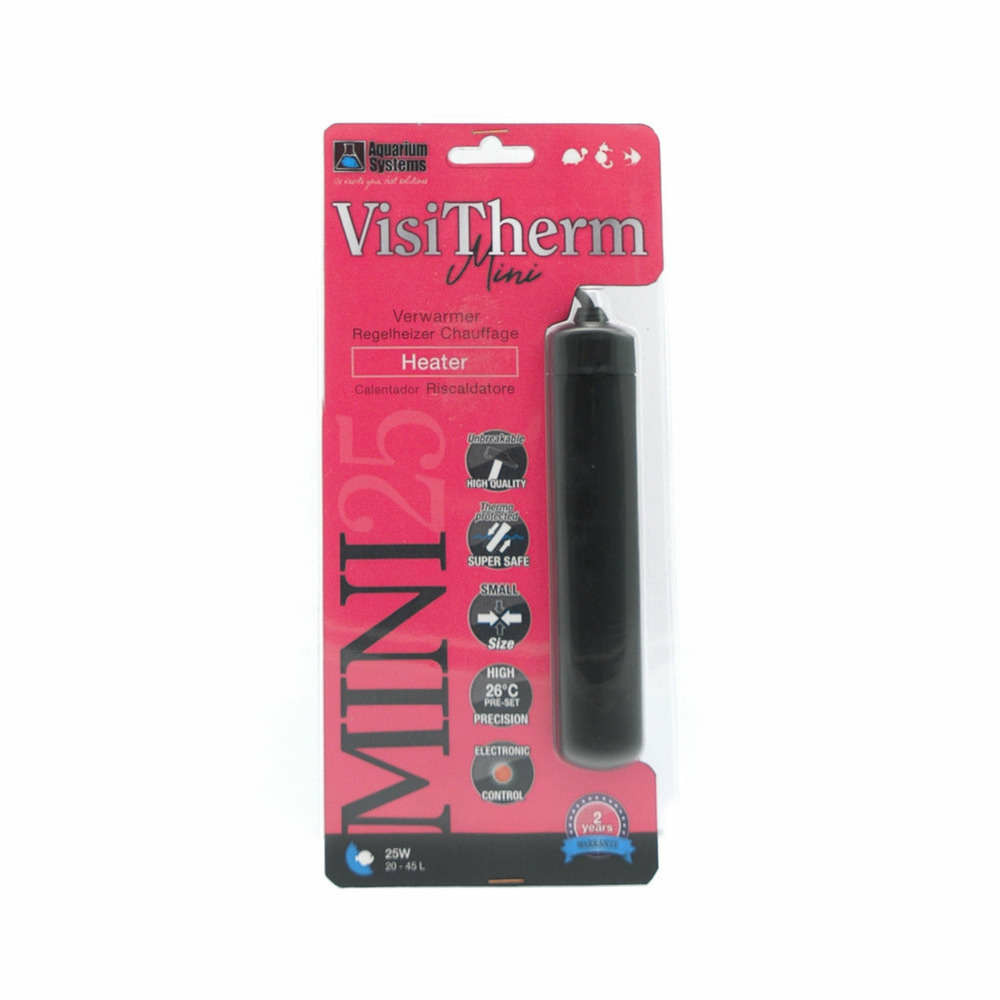 Chauffage visitherm mini 25w aquarium systems