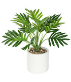 Plante artificielle palmier en pot h 29 cm
