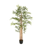 Plante artificielle bambou en pot h 180 cm