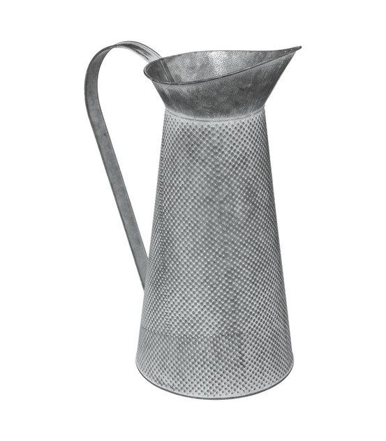 Carafe décorative en métal & zinc h 38 cm