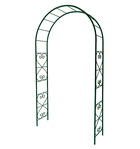 Arche "romantique" en tube rond 20 mm - l.130 x p. 40 x h. 250 cm - louis moulin