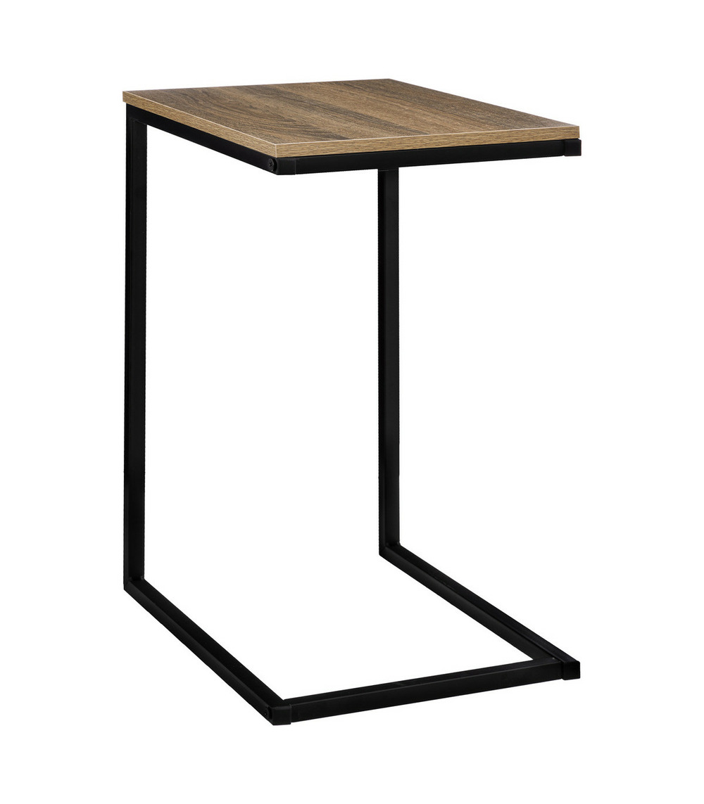 Table d'appoint bout de canapé en métal et bois | Truffaut