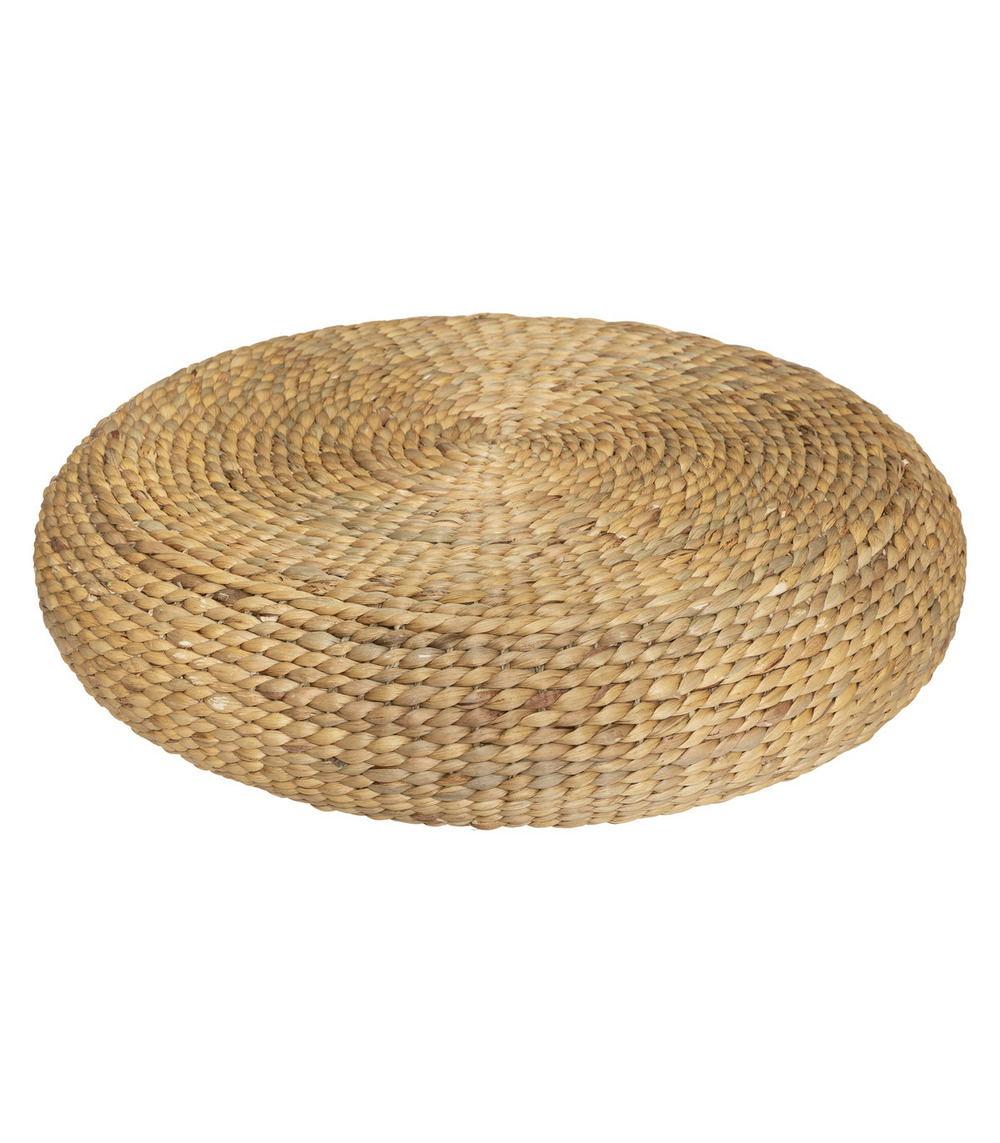 Pouf tresse wond beige - atmosphera