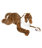 Grande peluche décorative tigre 29 x 77 cm