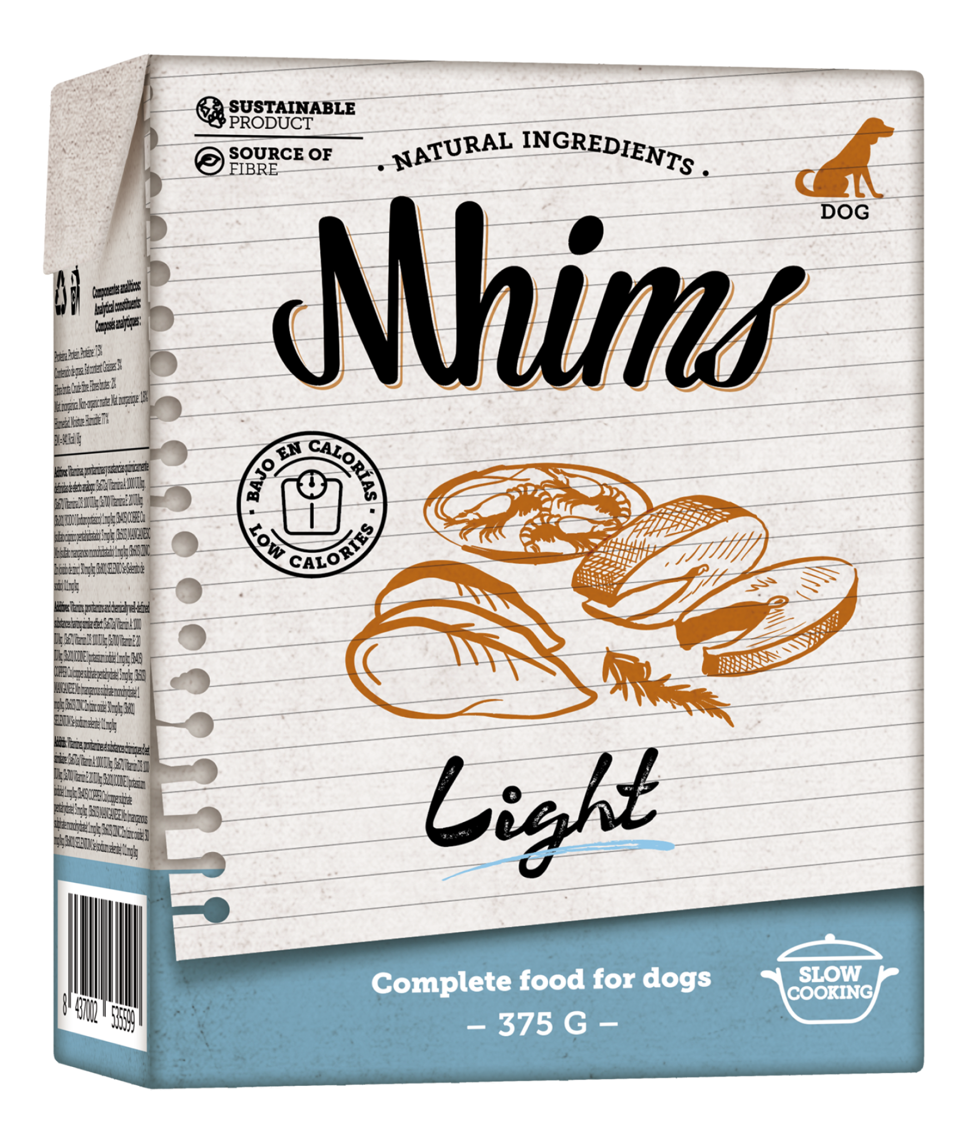 Mhims dog light 375g