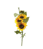Fleur artificielle tige tournesol h 80 cm