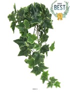 Lierre artificiel en chute l 46 cm 86 feuilles blanc-vert - best - couleur: blan