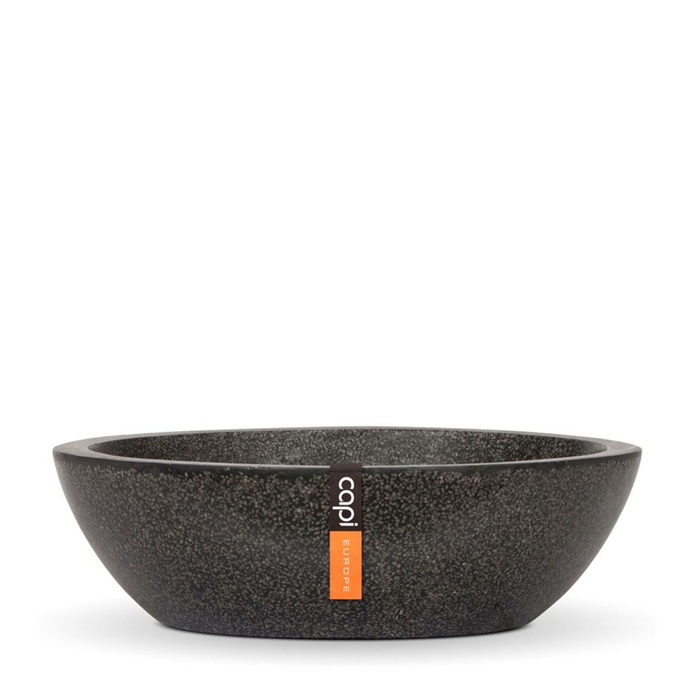 Bac en pures fibres baya ext. Bol 24x7 cm noir - dimhaut: h 24 cm - couleur: noi