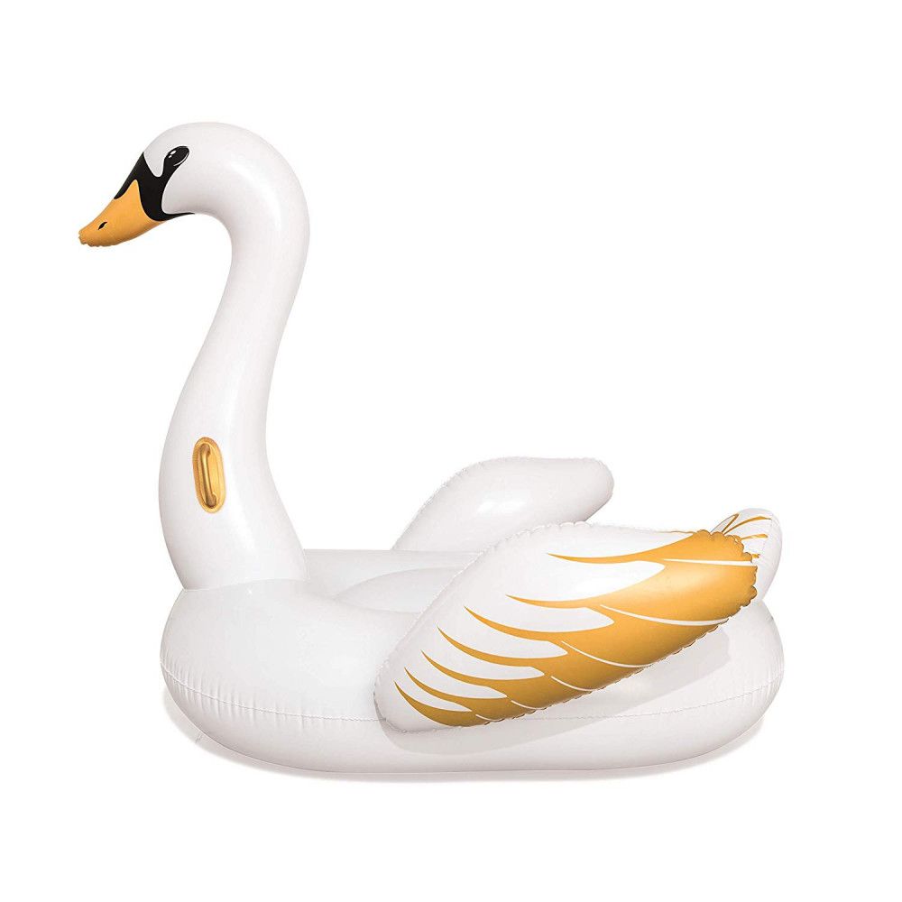 Cygne de luxe gonflable - dimension 171 x 147 x 145 cm. Bouée gonflable.