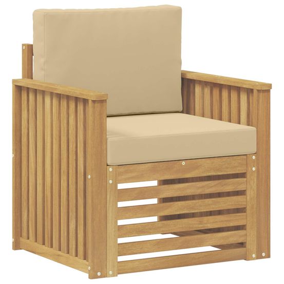 Ensemble de canapés d'extérieur polyester blanc