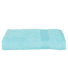 Drap de bain drap de douche en coton bleu aqua 70 x 130 cm