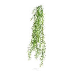 Chute d'asparagus artificiel l 100 cm d 17 cm 3 ramures