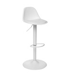 Tabouret chaise de bar blanc moderne hauteur ajustable