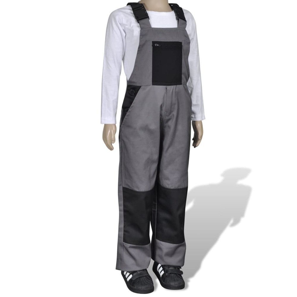 Salopette de travail enfant gris 98 / 104