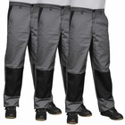 3 pcs pantalon de travail homme gris 52/54