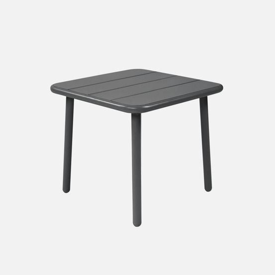 Table basse de jardin carrée acier 45cm - amélia