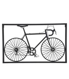 Déco murale vélo en métal noir 75 x 46 cm