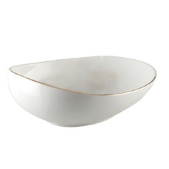 Assiette creuse blanche ceramique 22cm par boite de - 6