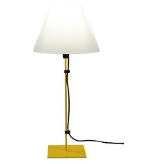 Lampe h.22cm jaune