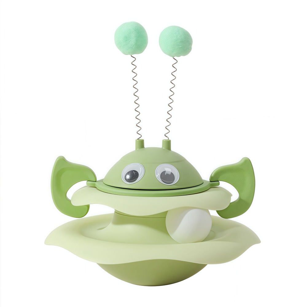 Jouets interactifs pour chats, jouets à gobelet, stimulent l'intérêt du chat, plateau tournant pour chat