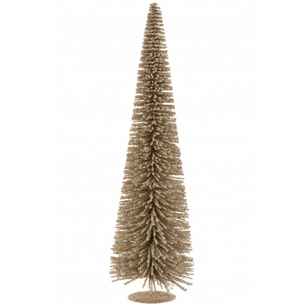 Sapin de noël en plastique marron 36x36x119 cm h120