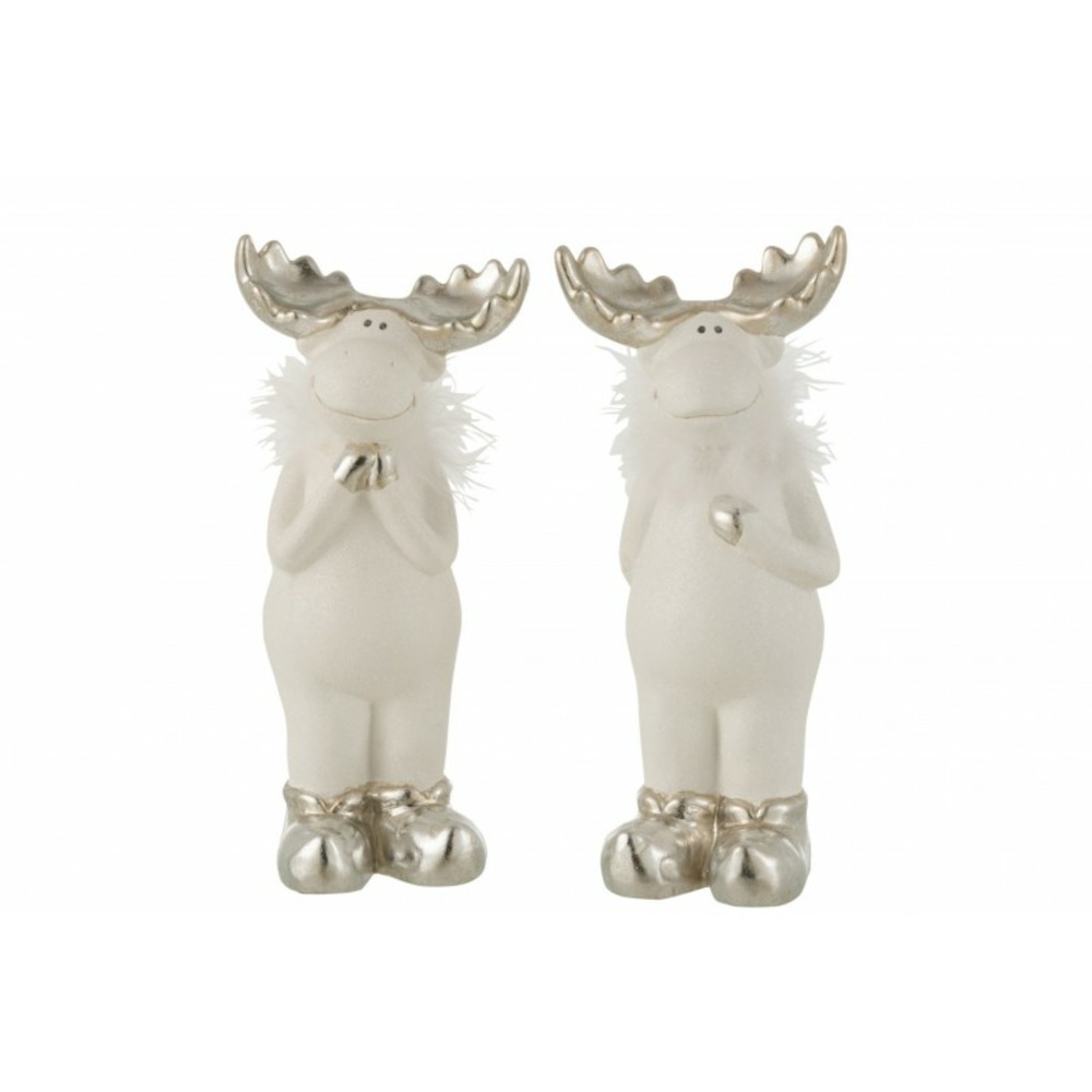 Lot De 3 Rennes De Noël En Bronze – Pottery Barn – Tailles Petite, Moyenne Et Grande (Neufs)