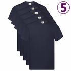 T-shirts originaux 5 pcs bleu marine xl coton