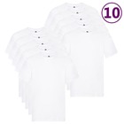 T-shirts originaux 10 pcs blanc xl coton