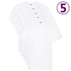 T-shirts originaux 5 pcs blanc m coton