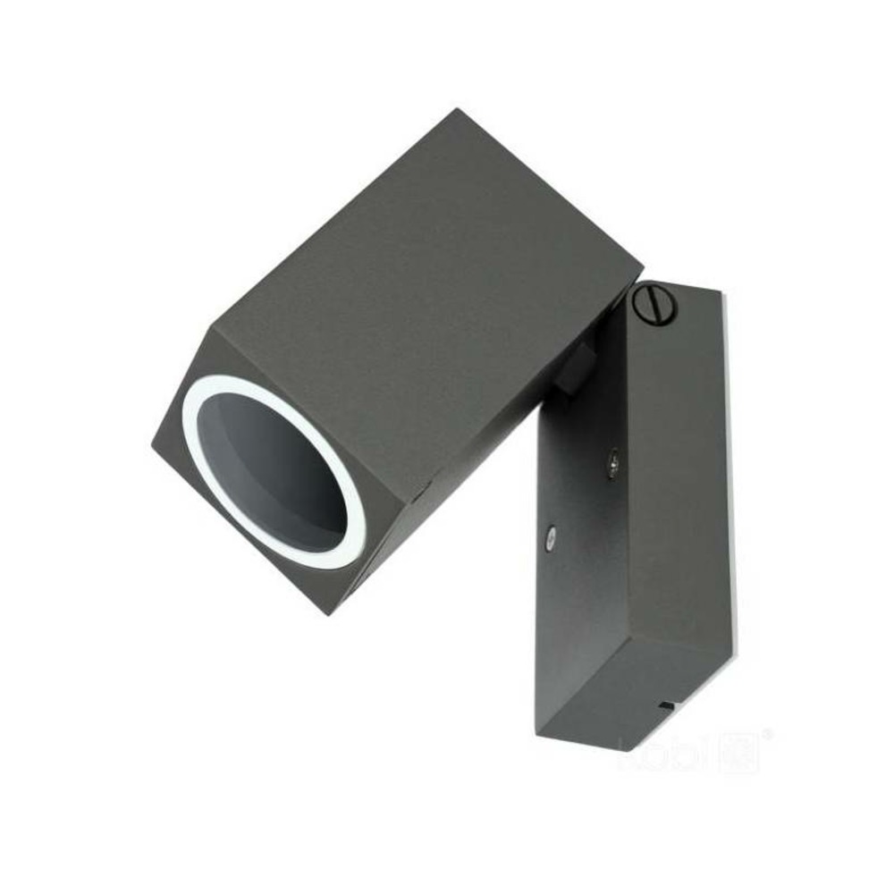 Applique murale orientable extérieur anthracite 165mm design pour ampoule gu10