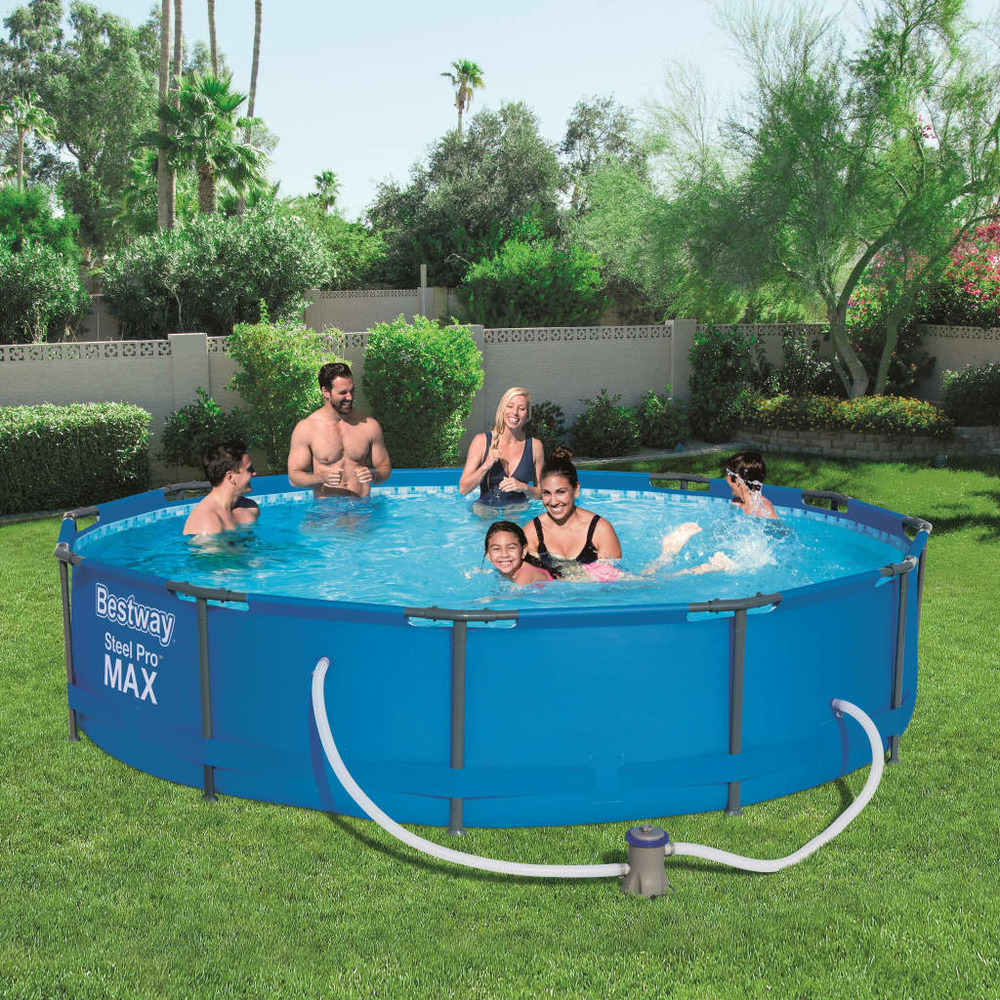 Ensemble de piscine steel pro max 366 x 76 cm 56416