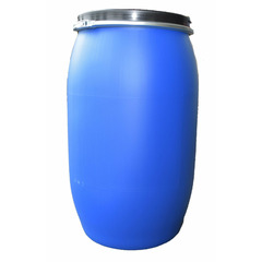 Fut / bidon 220 litres bleu vide à ouverture totale
