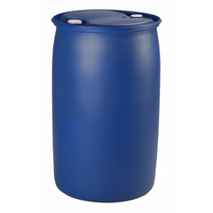 Fut / bidon 220 litres bleu vide à bondes et poignée