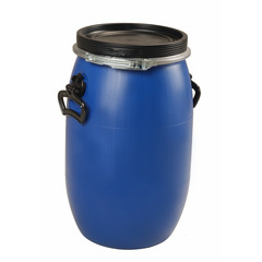 Fut / bidon 30 litres bleu à ouverture totale