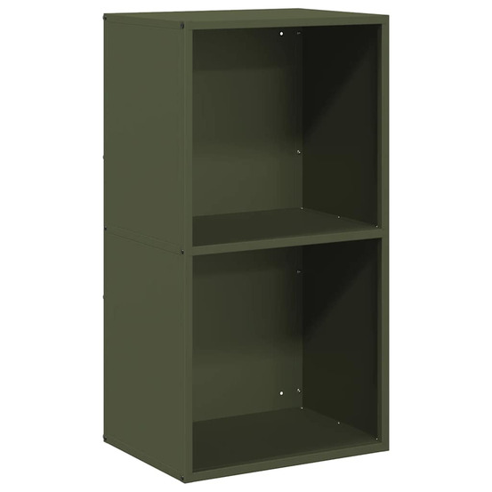 Portant de bois chauffage vert olive 40x30x75 cm