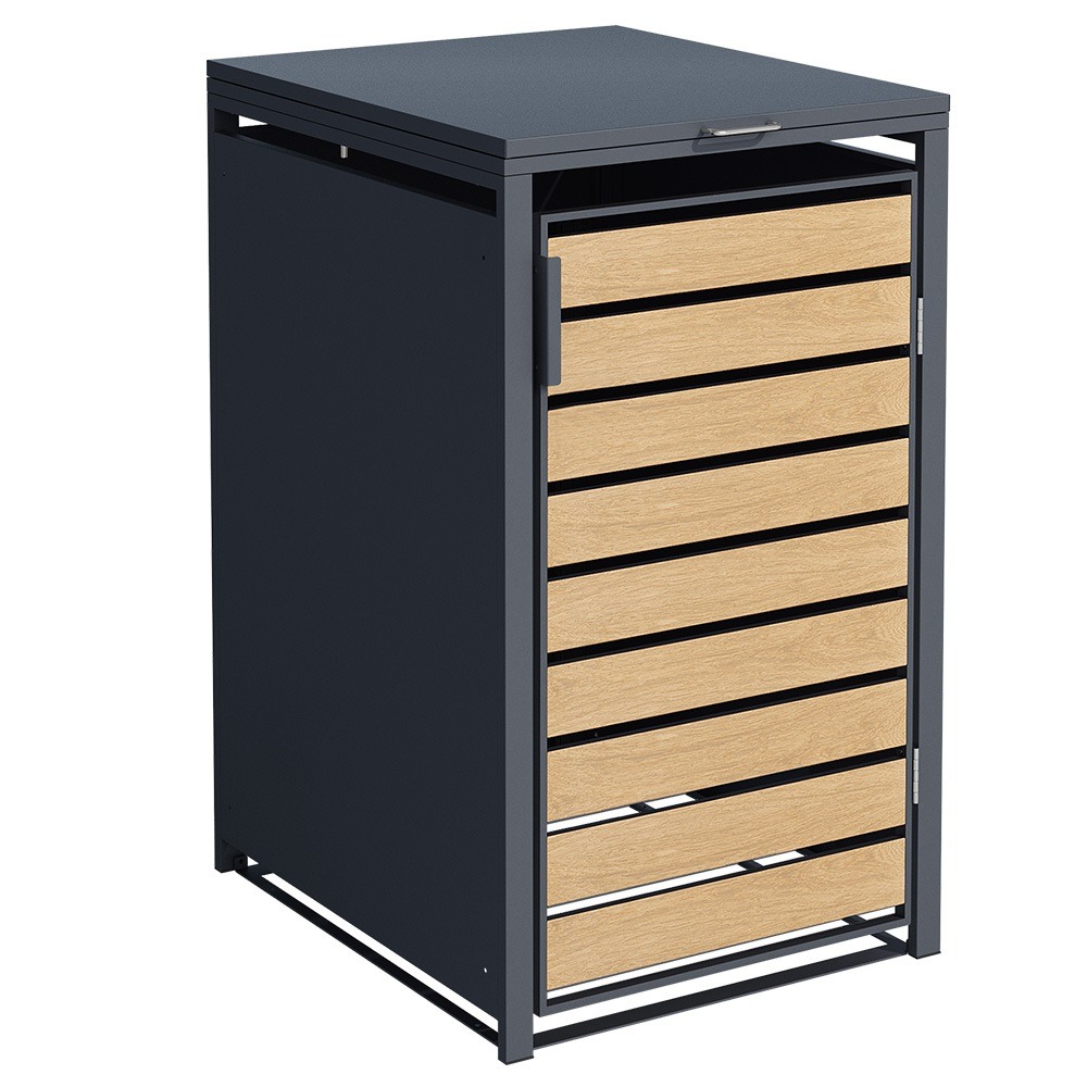 Kliko conversion - 1 conteneur - aspect bois - 68 x 80 x 116 cm