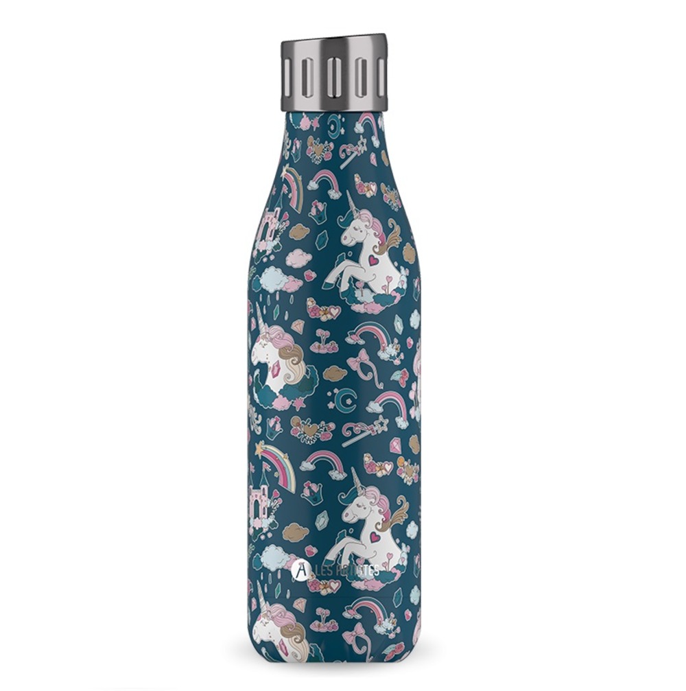 Bouteille isotherme sport licorne nuit 500 ml