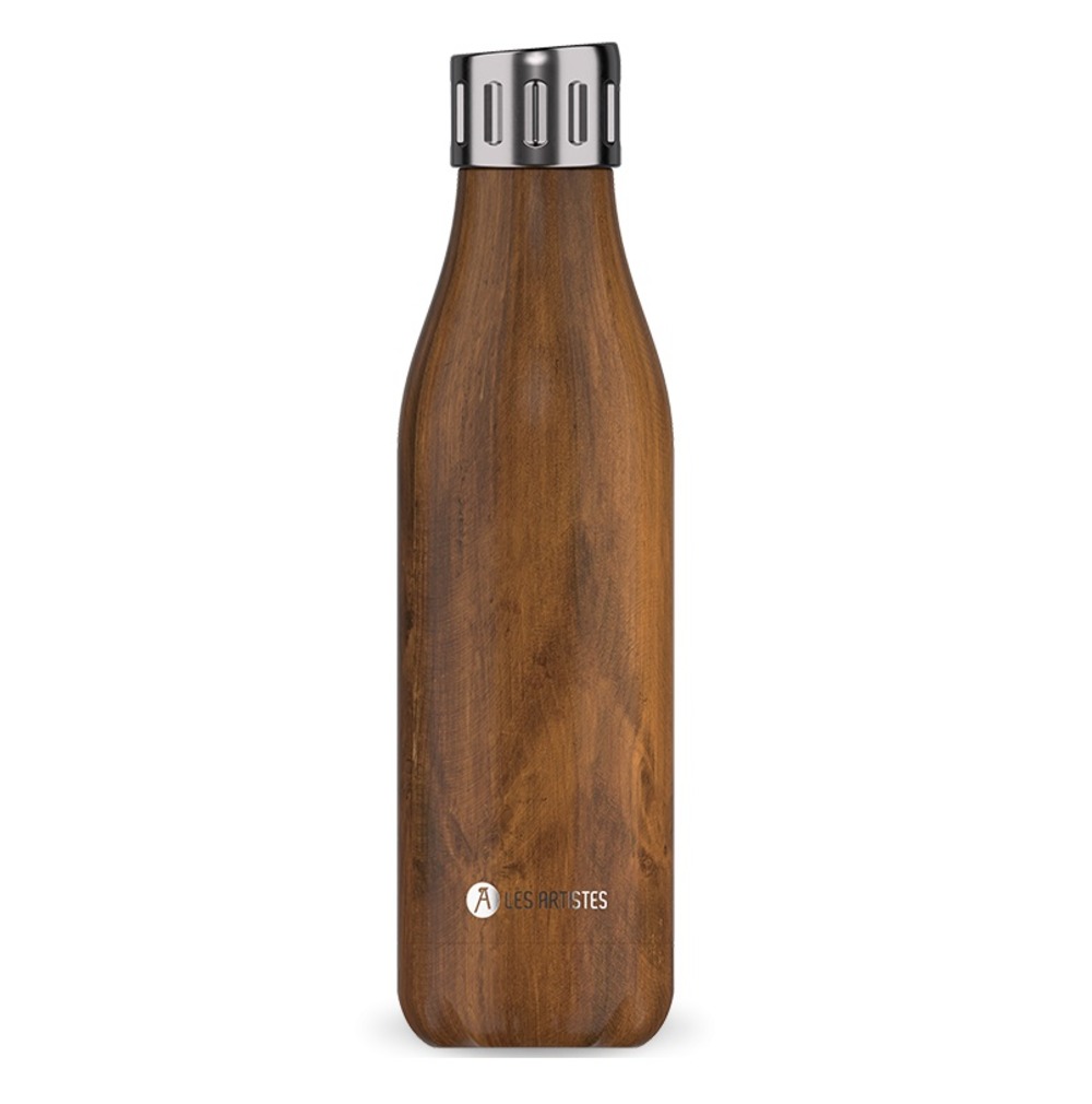 Bouteille isotherme sport wood 500 ml
