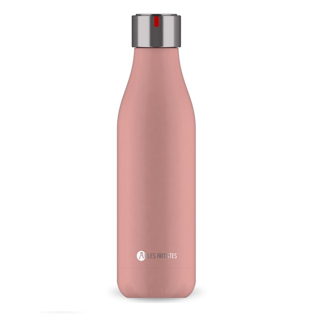 Bouteille isotherme rose mat 500 ml