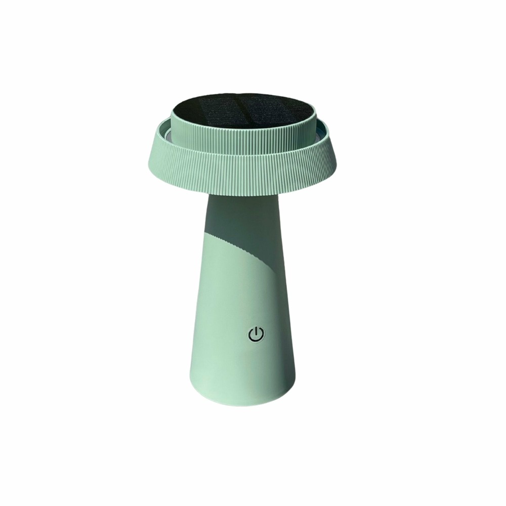 Lampe de table solaire rosa vert