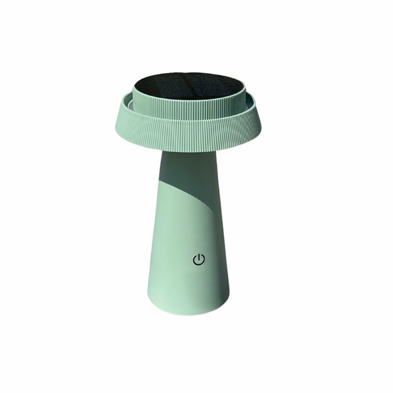 Lampe de table solaire rosa vert